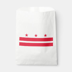 Sachets En Papier Drapeau de l'État de Washington DC