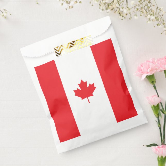 Sachets En Papier Drapeau du Canada (Scellé)
