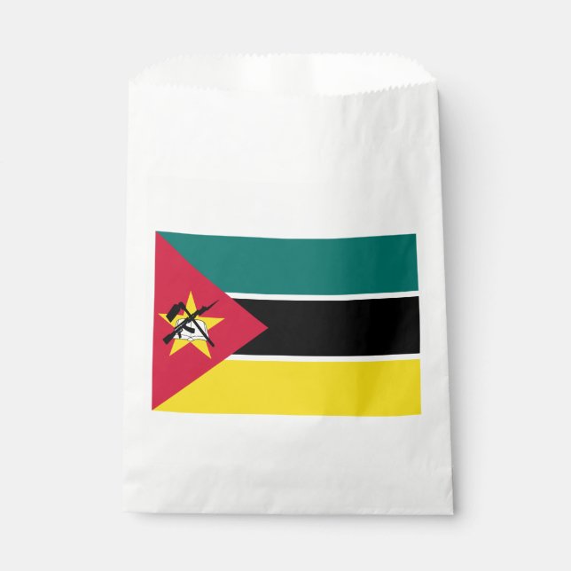 Sachets En Papier Drapeau du Mozambique (Devant)