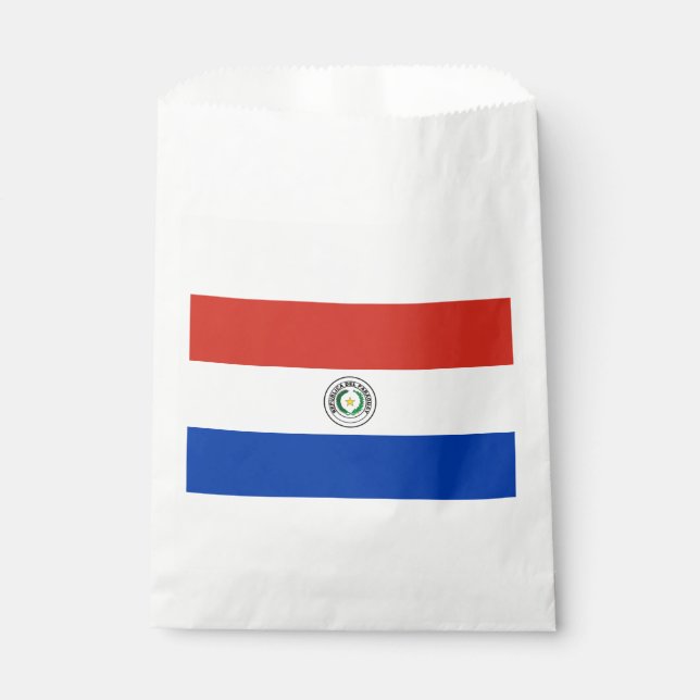 Sachets En Papier drapeau du Paraguay (Devant)
