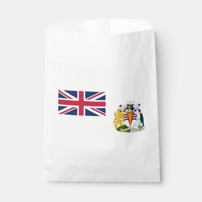 Sachets En Papier Drapeau du Territoire antarctique britannique (Devant)