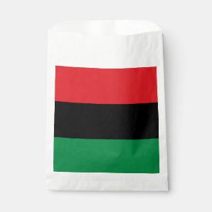Sachets En Papier Drapeau panafricain de l'UNIA