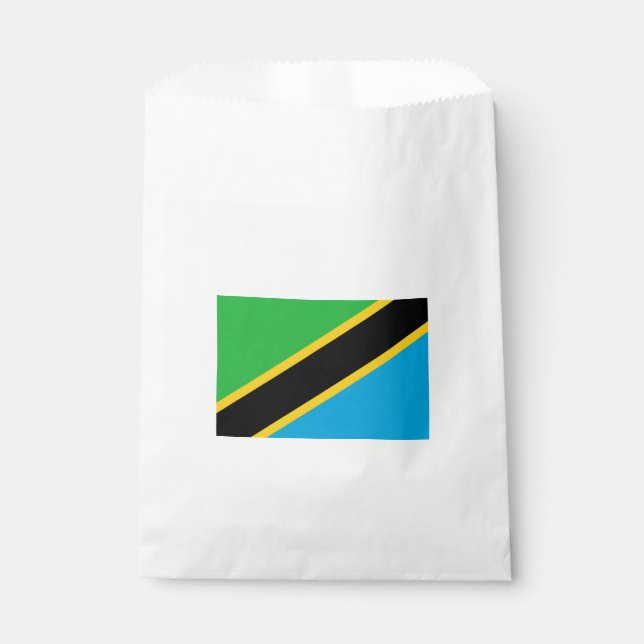 Sachets En Papier Drapeau tanzanien (Devant)