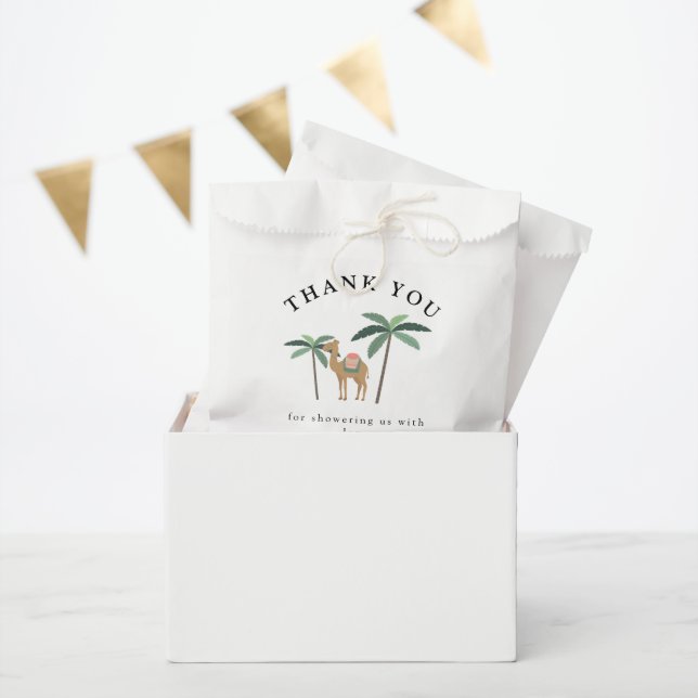Sachets En Papier Dreamt Desert Cute Camel Baby shower (Fête)
