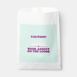 Sachets En Papier Drôle - Attention ! Addict au livre sur la perte