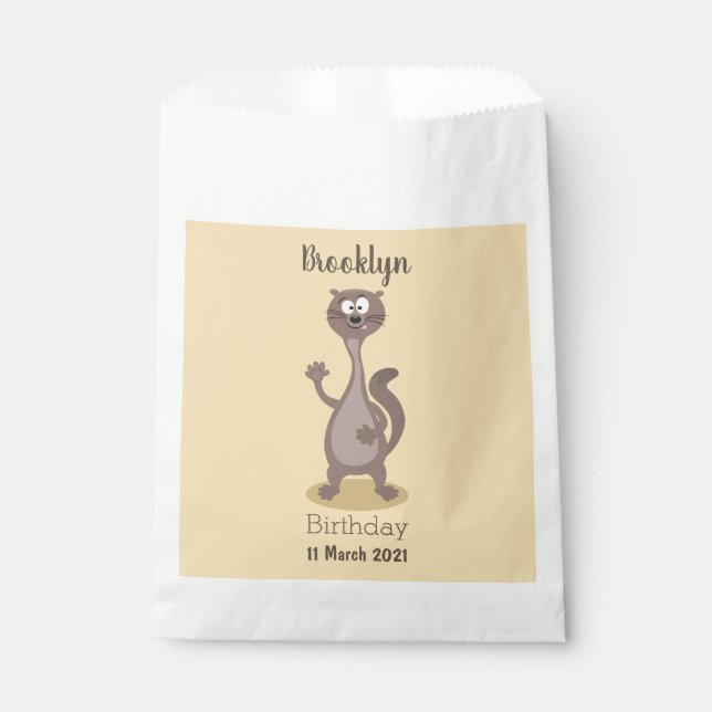 Sachets En Papier Drôle dessin animé en toile (Devant)