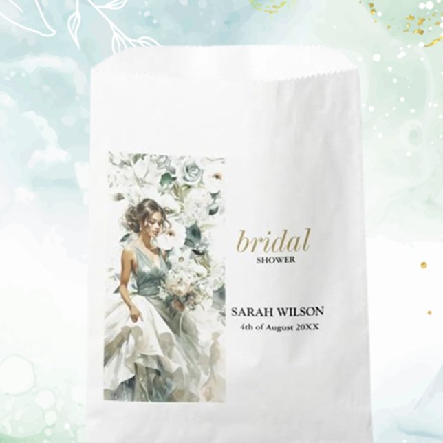 Sachets En Papier Dusty Blue Eucalyptus Mariage de verdure (Thank You for Being Part of Our Special Journey)
