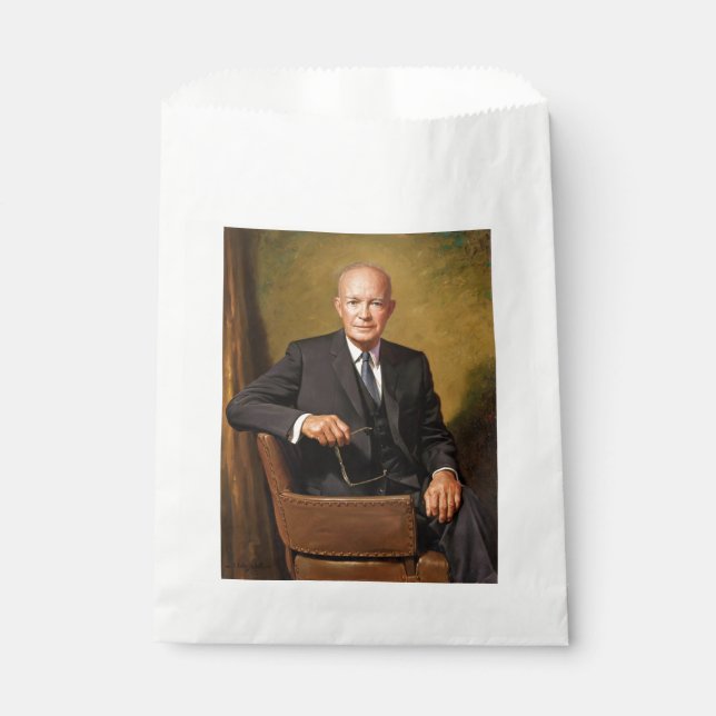 Sachets En Papier Dwight Eisenhower Président Portrait de la Maison  (Devant)