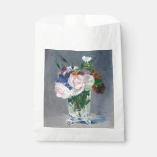 Sachets En Papier Edouard Manet - Fleurs dans un Vase de Cristal