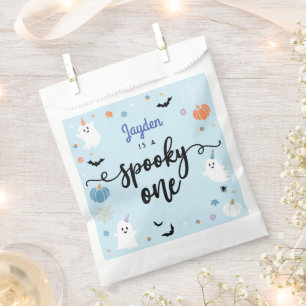 Sachets En Papier Éffrayant un joli bleu fantôme Halloween 1er anniv