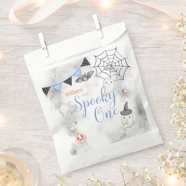 Sachets En Papier Éffrayant Une Mignonne Halloween Ghost 1ère fête d (Coupé)