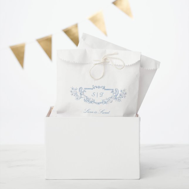 Sachets En Papier Élégant baroque (Fête)