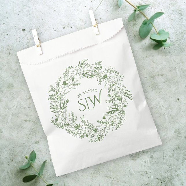 Sachets En Papier Elegant Garden-Inspired Wedding (Créateur téléchargé)