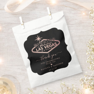 Sachets En Papier Elégant Las Vegas Destination Mariage