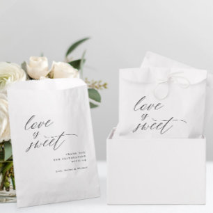 Sachets En Papier Élégant minimaliste moderne Mariage romantique mod
