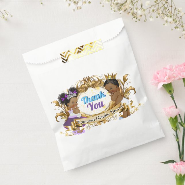 Sachets En Papier Élégant Révélation Royale Africaine de genre Viole (Scellé)