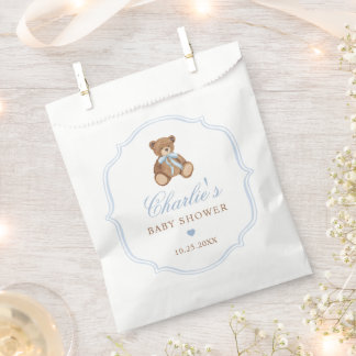 Sachets En Papier Elegant Teddy Bear Baby Shower Decor