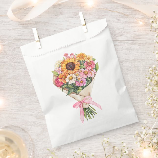 Sachets En Papier Elle est fraîche sur le marché (Coupé)