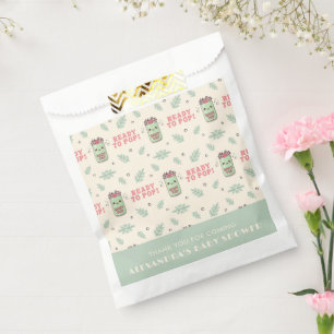 Sachets En Papier Elle est prête à accoucher Baby Shower Kawaii Soda