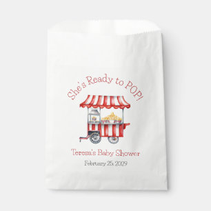 Sachets En Papier Elle est prête à éclater ! Baby Shower Popcorn