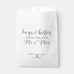 Sachets En Papier Embrassages et baisers du nouveau M. et Mme Favor