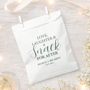 Sachets En Papier Emerald Love rire Mariage Candy cookies Donut
