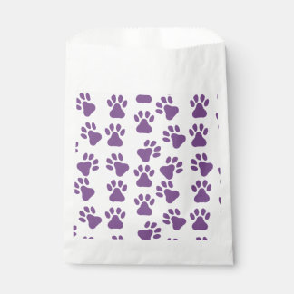 Sachets En Papier Empreintes violettes