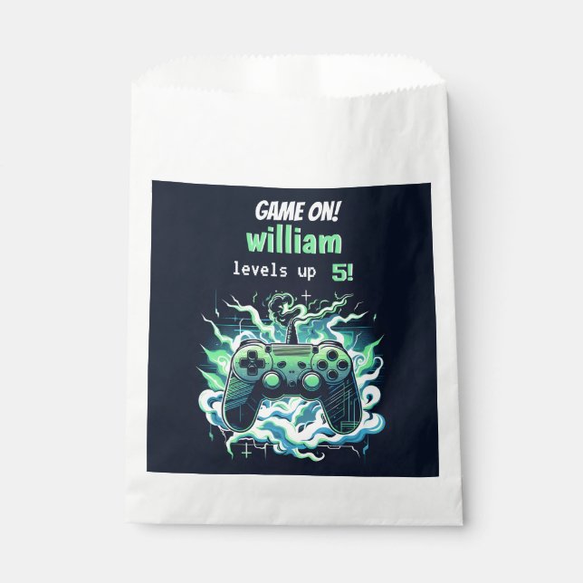 Sachets En Papier Enfants cool niveau de jeu jusqu'à 5e anniversaire (Devant)