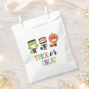 Sachets En Papier Enfants mignons Halloween Birthday Trick ou Treat 