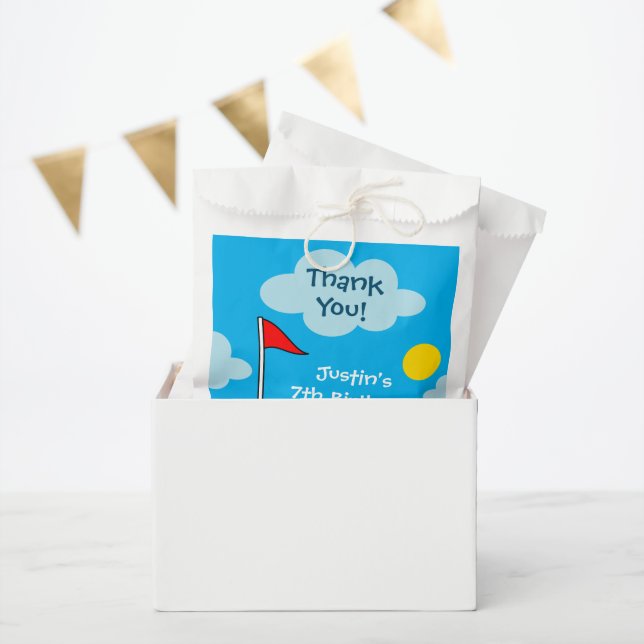 Sachets En Papier Enfant's putt putt mini golf fête d'anniversaire p (Fête)