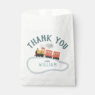 Sachets En Papier Enfants Train Boys Anniversaire Merci Favor
