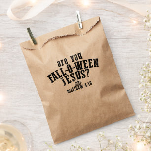 Sachets En Papier Êtes-vous Chute-O-Ween Jésus Christian Halloween