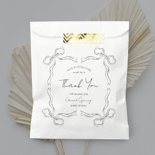 Sachets En Papier Événement commercial minimaliste à main chic dessi