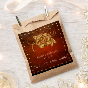 Sachets En Papier Événements de mariage Charming Rose