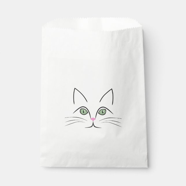Sachets En Papier Face de chat (Devant)