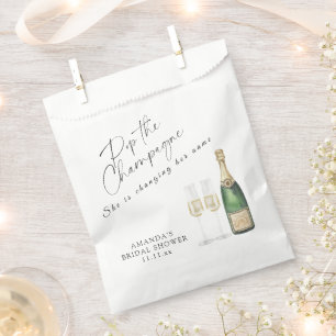 Sachets En Papier Faire sauter le Champagne Enterrement de vie de je