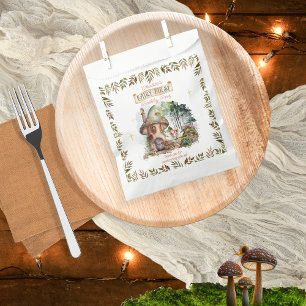 Sachets En Papier Fairy First Woodland Animaux Champignons 1er anniv
