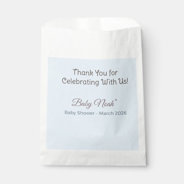 Sachets En Papier Favor Bags (Devant)