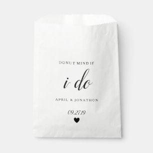 Sachets En Papier Favoriser le sac - Donut Mind si je fais du coeur