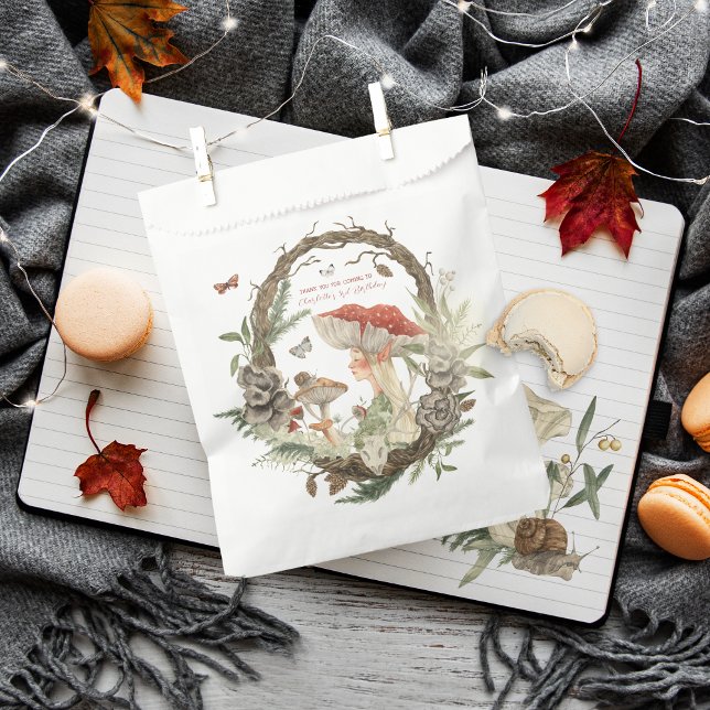 Sachets En Papier Fée magique de la forêt d'automne | Anniversaire (Créateur téléchargé)