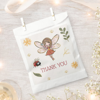 Sachets En Papier Fée magique fête d'anniversaire
