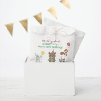 Sachets En Papier Fête d'anniversaire d'animaux de fête