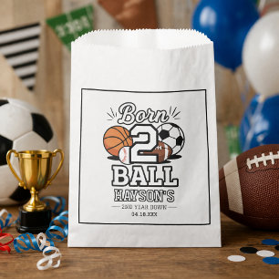 Sachets En Papier Fête d'anniversaire de 2 ans sur le thème des spor