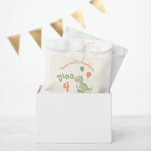 Sachets En Papier Fête d'anniversaire Dino Four Dinosaure 4