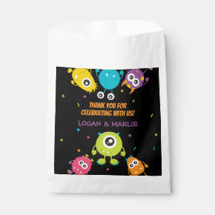 Sachets En Papier Fête d'anniversaire du Monster
