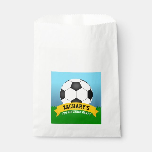 Sachets En Papier Fête de football (Devant)
