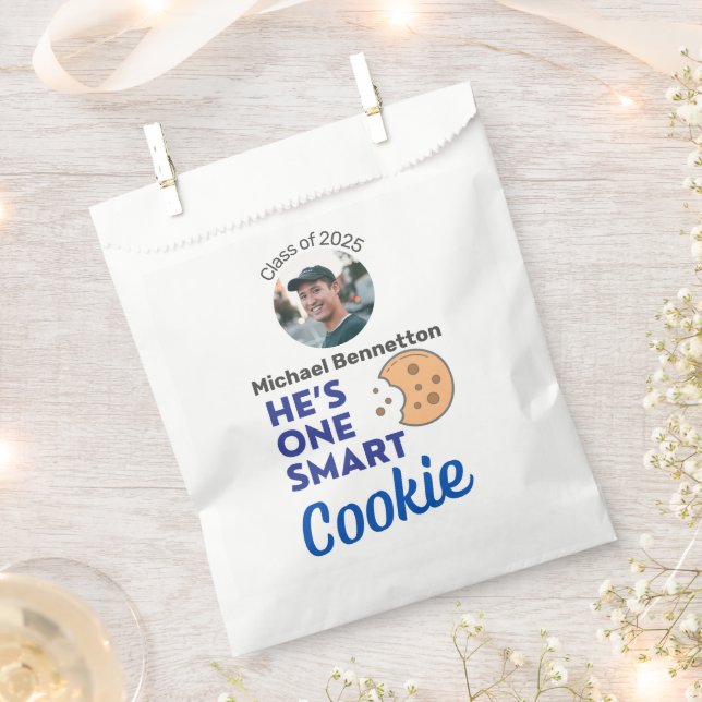 Sachets En Papier Fête de graduation Favoriser le cookie intelligent (Coupé)