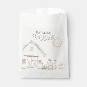 Sachets En Papier Fête de Naissance Animaux de Ferme Amis de Prairie