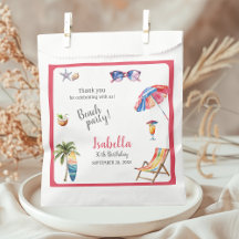 Fête de plage tropicale estivale