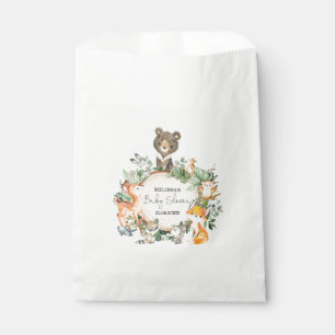 Sachets En Papier Fête des Bébés Animaux de Woodland